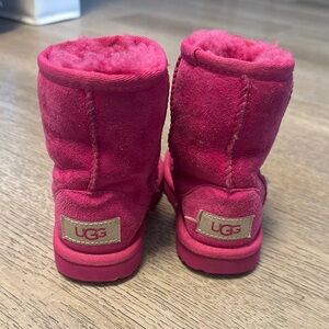 UGG Pink Suede Boots